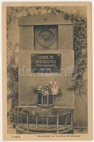 Lugos, Lugoj; Mormantul lui Coriolan Brediceanu / Coriolan Brediceanu sírja / the tomb of Coriolan Brediceanu (EK)