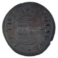 1707K-B Rézpoltúra "II. Rákóczi Ferenc" Körmöcbánya (2,20g) T:VF patina Hungary 1707K-B Po...