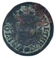 1707C-M Rézpoltúra "II. Rákóczi Ferenc" Kassa (3,20g) T:F patina Hungary 1707C-M Poltura C...