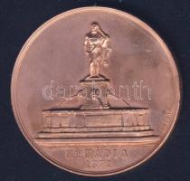 1872. "Mehádia-Magyar Orvosok és Természetvizsgálók..." Br plakett. Szign:Seidán T:2 kis p...