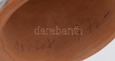 Kovács Margit (1902-1977): Gyermeket etető anya. Jelzett, minimális kopással, m: 21 cm