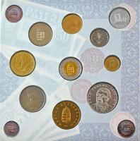 1997. 50f-200Ft (10xklf) "Magyarország pénzérméi" forgalmi sor dísztokban T:BU 
Adamo FO3...