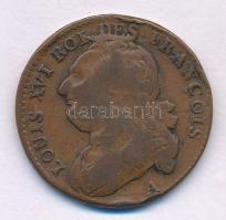 Franciaország 1792A 12D bronz XVI. Lajos T:F France 1792A 12 Deniers bronze Louis XVI C:F Krause KM#600