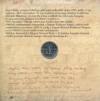 2005. 1Ft-100Ft (7xklf) forgalmi sor szettben + 10Ft "József Attila" T:BU kis patina 
Ada...