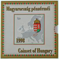 1998. 50f-200Ft (10xklf) "Magyarország pénzérméi" forgalmi sor + 100Ft Cu-Ni-Zn "1848...