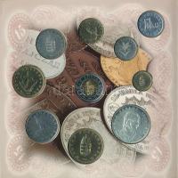 1998. 50f-200Ft (10xklf) "Magyarország pénzérméi" forgalmi sor + 100Ft Cu-Ni-Zn "1848...