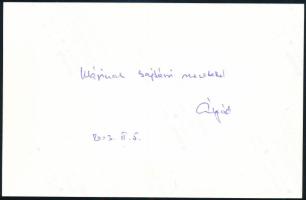 Göncz Árpád (1922-2015) József Attila-díjas író, műfordító, politikus, köztársasági elnök (1990-2000...