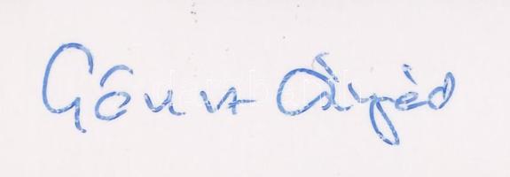 Göncz Árpád (1922-2015) József Attila-díjas író, műfordító, politikus, köztársasági elnök (1990-2000...