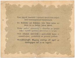 1848. 10Ft "Kossuth bankó" "Ss. 9196 45" T:XF,VF kis szakadás
Adamo G111