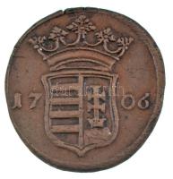 1706. X Poltura Cu "II. Rákóczi Ferenc" (7,55g) T:XF patina
Hungary 1706. X Poltura Cu &q...