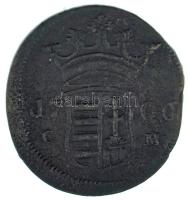 1706C-M X Poltura Cu "II. Rákóczi Ferenc" (6,92g) Kassa T:VF patina Hungary 1706C-M X Polt...