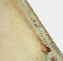 Ezüst (Ag) cigarettatárca, jelzett, bruttó: 112g