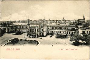 1906 Wroclaw, Breslau; Central-Bahnhof / railway station (Rb)