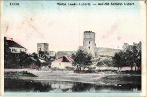 Lutsk, Luck; Widok zamku Lubarta / Ansicht Schloss Lubart / castle (tear)