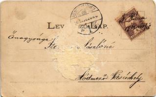 1901 Papfalva, Lapfalva, Popesti; Határszél Magyarország és Bukovina között. Mayer és Berger kiadása...