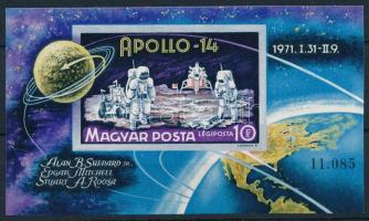 1971 Apollo 14 vágott blokk (4.000)