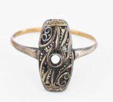 Hiányos gyűrű. 14K arany (Au) br 1,49 g m: 54