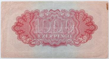 1944. 1000P "A Vöröshadsereg Parancsnoksága" "TP 824354" T:F kisebb beszakadások...