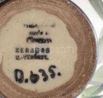 Lonkay Antal (1904-1955) vagy Gorka Géza (1895-1971):, Keramos Rt. Nógrádverőce: Art deco váza. cca ...