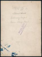 1916.XII.30. Bp., IV. Károly koronázása, a király lóháton a koronázási dombon a Budai Várban; nagymé...