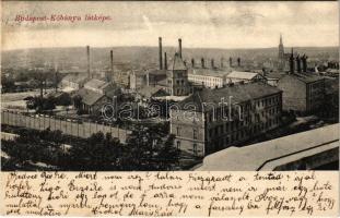 1906 Budapest X. Kőbánya, gyárak. Varga kiadása