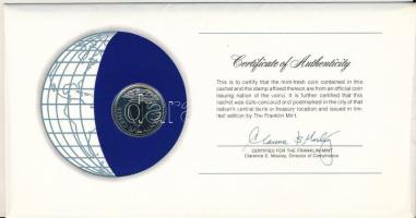 Bahamák 1979. 25c Ni "Nemzetek pénzérméi" felbélyegzett borítékban, bélyegzéssel T:UNC 
B...