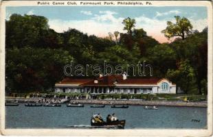 Philadelphia (Pennsylvania), Public canoe Club, Fairmount Park (EB)