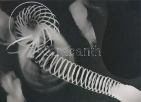 cca 1922 Man Ray (1890-1976) korábban Emmanuel Radnitzky, amerikai dadaista és szürrealista művész fotogramja, Gálvölgyi Róbert, a néhai Fotószemle (1938-1943) szerkesztőjének hagyatékából 1 db modern nagyítás, jelzés nélkül, 21x15 cm