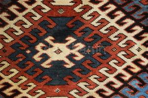 Kézzel készült török szőnyeg, kopott, 220x125 cm