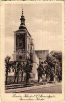 1916 Rzeszów, Klasztor O.O. Bernardynów / Bernardiner-Kloster / church, monastery + K.u.K. Bahnhof-Kommando Rzeszów (Rb)