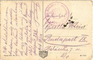 1916 Rzeszów, Klasztor O.O. Bernardynów / Bernardiner-Kloster / church, monastery + "K.u.K. Bah...