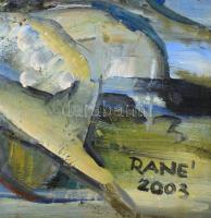 Bill Rane (1927-2005): Csendélet, 2003. Olaj, vászon. Jelezve jobbra lent. Dekoratív, kissé kopott f...