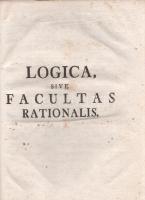 Zanchi, [Guiseppe] Joseph:
Philosophia mentis, & sensuum ad usus academicos accomodata. Opera, ...