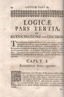 Zanchi, [Guiseppe] Joseph:
Philosophia mentis, & sensuum ad usus academicos accomodata. Opera, ...