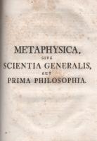 Zanchi, [Guiseppe] Joseph:
Philosophia mentis, & sensuum ad usus academicos accomodata. Opera, ...