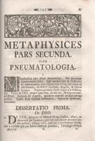 Zanchi, [Guiseppe] Joseph:
Philosophia mentis, & sensuum ad usus academicos accomodata. Opera, ...