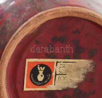 Iparművészeti Vállalat retro váza. Jelzett, kopott, pattogzással, m: 27 cm