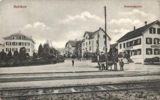 Bubikon railway station with Restaurant Bahnhof (EK)
