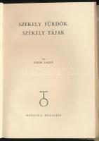 Kádár László: Székely fürdők, székely tájak. Officina Képeskönyvek 32. Bp., 1941., Officina, 28+8 p....