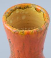 Tófej váza. Jelzés nélkül, kopással, m: 30,5 cm