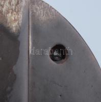 Stilizált elefánt váza. Jelzés nélkül, kis kopással, m: 14 cm