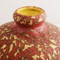 Tófej nagyméretű padlóváza. Jelzett, alján lepattanással, m: 57 cm /// KIZÁRÓLAG SZEMÉLYES ÁTVÉTEL, ...