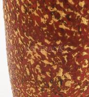 Tófej nagyméretű padlóváza. Jelzett, alján lepattanással, m: 57 cm /// KIZÁRÓLAG SZEMÉLYES ÁTVÉTEL, ...