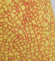 Tófej mozaikos mintás nagyméretű padlóváza. Jelzett, lepattanással, m: 53 cm /// KIZÁRÓLAG SZEMÉLYES...