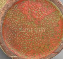 Tófej mozaikos mintás nagyméretű padlóváza. Jelzett, lepattanással, m: 53 cm /// KIZÁRÓLAG SZEMÉLYES...