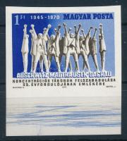 1970 A koncentrációs táborok felszabadulásának 25. évfordulója vágott ívszéli bélyeg