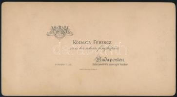 1896 Csantavéri Törley József pezsgőgyáros (1858-1907), keményhátú fotó Kozmata Ferenc budapesti műt...