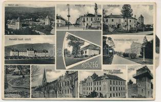 Kőszeg, Belső vár, Király út, Várbejárat, Honvéd tiszti üdülő, Hétforrás, zárda, Írottkő, Reáliskola...