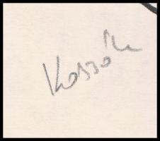 Kassák Lajos (1887-1967): Geometrikus kompozíció. Szitanyomat, papír, utólagos jelzéssel, paszpartub...