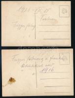 1916 Teschen (Český Těšín / Czeski Cieszyn), Habsburg-Tescheni Frigyes főherceg katonatisztek társas...